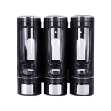 3 Chamber Shower Soap Dispenser Liquid Soap Dispenser Wall Mounted for Shampoo Conditioner Body Wash V1192-AZ-W-24394