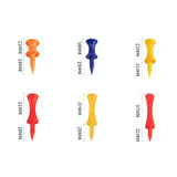 60-Piece Golf Plastic Ball Tee Set With Ribbon Needle - 68Mm Size PRL-6046961060DBT