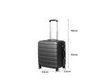 Slimbridge 20" Carry On Luggage Case Grey 20 inch LG1009-20-DG