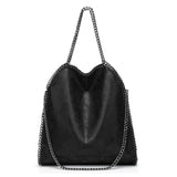 Shoulder bag women chain luxury handbag chain soft bag crossbody bag women handbag Black-WELLNGS V1188-CE50-00448
