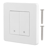 Smart Light Switch for Zigbee 2 Gang Timing Dimming Reverse Dual Control Smart Switch Panel V1294-YM0521-3114230019511