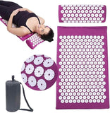 Purple Massage Acupressure Mat Yoga Sit Lying Mats Pain Stress Soreness Relax AU NEW V201-QHGMMOREONE021