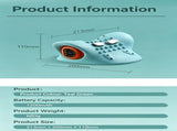 Electric Neck & Shoulder Massage Pillow, Portable Cervical Massager With Kneading, EMS Pulse & Heat V1221-XM-LB3135-GM129