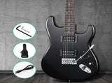 Alpha 41 Inch Electirc Guitar Humbucker Pickup Switch Full Size Black GUITAR-D-41-ELEC-BK