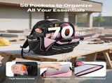 Tool Backpack, 56 Pockets, Heavy-duty Tools Storage Organizer Work Bags with Laptop Compartment & V952-GJBBSLD1012I9UUIW001V0