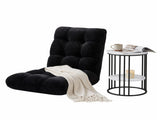 Artiss Sofa Bed Floor Lounge Recliner Foldable Chair & Side Table Bundle FLOOR-M193-S-COF08