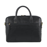 Pierre Cardin Leather Multi-Compartment Business 15" Laptop Bag - Black V563-PC-3594-BLK