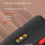 5M 3-in-1 Laser Tape Measure with Dual Laser Levels and Rechargeable Battery - 25mm Self-Locking V888-ELOSUNG56393