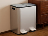 Toque 60L Pedal Bin Kitchen Waste Can Recycling Dustbin KT1029-AU