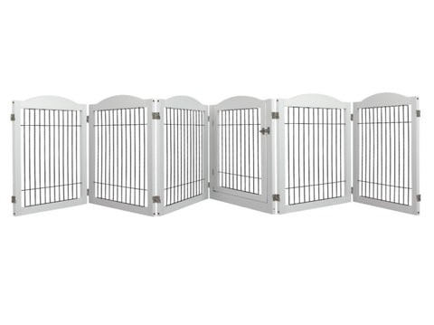 PaWz 6 Panels Pet Dog Playpen Puppy White PT1173-WH_NZ
