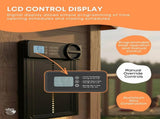Rooster Farms Automatic Chicken Coop Door - Battery Timer Anti Pinch Safety V238-SUPDZ-42673140006992