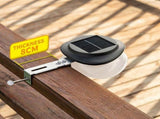 Solar Powered Fence Light with Durable ABSPC Housing, Monocrystalline Silicon Panel, and Adjustable V1341-ZY-RJFFUZE8-4PCS-BLACKHOUSINGWARMWHITELIGHT