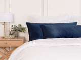 MULBERRY SILK PILLOW CASE TWIN PACK - SIZE 51X76CM - NAVY ABM-204370