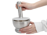 Garlic Press Chopper 304 Stainless Steel Manual Spice Herb Grinder Kitchen Accessory V1294-YM0718-3118210020611