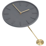Modern Wall Clock Hanging Round Clock with Large Pendulum for Kitchen Coffee Shop Bar V1294-YM0901-3115210121711