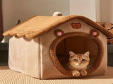 1 Pet Bed House for Cats, Detachable and Washable Cat House, Soft and Warm Winter Cat Bed, Small Dog V1232-MMW002