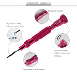 6-In-1 Magnetic Precision Screwdriver Set For Mobile Devices And Laptops PRL-7263PS