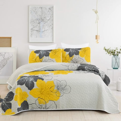 Delicate Quilted Coverlet and Pillowcases Set: Soft Touch for a Restful Night - Queen size V745-MAC080162Q12U