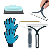 5Pcs Set Pet Hair Removers Dog Cat Hair Lint Removal Tool for Carpets Clothes Furniture Car V1263-JX-7130