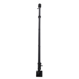 Wall Mounted Flagpole Kit Stainless Steel House Porch Wall Flag Kit Anti Wrap Spinning Flag V1294-YM0901-3115250076411
