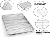 Baking Sheet With Cooling Rack, Half Sheet Pan With Wire Rack Set, Oven Baking Tray and Rack V1189-WXFWAL-20260319-01075