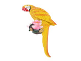 Hanging Parrots Sculptureative Realistic Animal Parrots Garden Statues Cute Tropical Bird V1294-YM0901-3115240123211