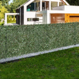 Ivy Privacy Fence, 2440 x 1830 mm Artificial Green Wall Screen, Greenery Ivy Fence with Strengthened V952-WLSRZZWQ1J96DMACJV0