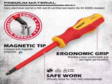 Magnetic Insulated Screwdriver Pliers Set 1000V Electrical Tool Hose Pinch Box V465-87060