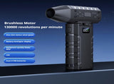 Mini electric turbo jet at 160,000 rpm, wind speed 52 m/s V1188-MS-313-0176