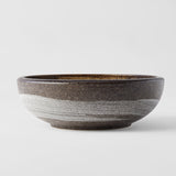 Pasta Bowl 23.5cm Gold Brushstroke Glaze - Thick Edge V637-C2875