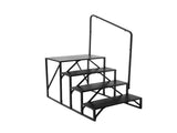 RV, 4-Step RV Stairs, 199.58KGS Load Capacity, Thickened Carbon Steel, With Handrail, Non-Slip V952-FCBTGDKHJG4JE8I22V0