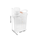 Worgeous Laundry Powder Detergent Container Transparent Laundry Detergent Dispenser Jar V1189-WXFWAL-20260326-02132