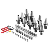 CAT40 Holder ER 16/32 Set, 35 PCs, SLN FMB ER16/32 APU Tool Holders Spring Steel V952-CATDBCAT40ERJEC38V0