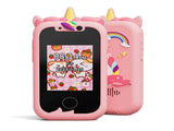 Kids Unicorn Smart Phone Toy with Dual Camera and IPS Touch Screen Educational Games MP3 Music V888-ELOSUNG41282