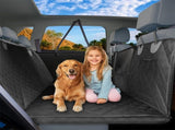 Large Dogs Back Seat Extender Waterproof Dog Hammock Car Seats with Hard Bottom V767-P-XD1687