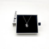 Gift Box - Rabbit White Gold Aroma Necklace Purify Oil Blend V760-GBAJ - 34