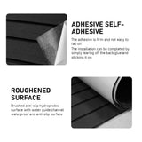 EVA Foam Boat Flooring Mat Faux Decking Teak Marine Mat Boat Carpet Sea Deck Flooring for Motorboat V985-EVABOATMATBLACK
