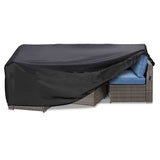 Patio Furniture Covers, Waterproof Rectangular Outdoor Dining Table and Chair Cover, Windproof and V1370-AZ4-19425