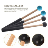 HOOWIFFY Drum Mallets Wooden Rubber 2 Pairs 8.7x1in V1189-WXFWAL-20260326-02425