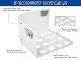 Bed Sheet Holder Clips for Thin Sheets, White, Secure Fit Fasteners V1263-JX-3899