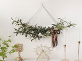 Simulation Silks Artificial Olive Branch Leaves Cotton Wreath Lintel Decoratives Table V1294-YM0523-220217LW04-2