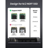 UGREEN 10903 M.2 SATA NGFF SSD Hard Drive Enclosure V28-ACBUGN10903