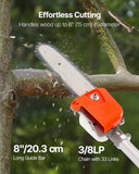 Gas Pole Saw, 25CC 2 Stroke Gas Powered Pole Saws 20.3 cm Cutting Bar, Cordless Tree Trimmer V952-ECCYJCS8INCH86J0A002V0