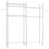 VEVOR Over Washer and Dryer Storage Shelf Two Row 4 Tiers Washer Rack White V952-LDXYJZJTJK2PMAVZ2001V0