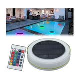 Floating Solar Lights LED Underwater Light Pool Floating Decorative Lamp with Remote Control V1294-YM0718-10130072
