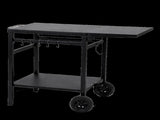 Levede Outdoor Kitchen Cart Mobile Foldable Food Prep BBQ Grill Dining Table ST1016-BK-AU