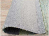 City Blue Rug 280 x 190cm - Contemporary Design with Hand-Carved Short Pile V178-69100