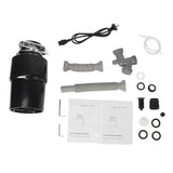 550W Food Waste Disposer with AU Plug, 4000RPM, Black, Stainless Steel for Kitchen V178-59339