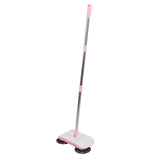 2 in 1 Hand Push Floor Sweeper Stainless Steel 180 Degree Rotating Hard Floor Mopping Sweeper V1294-YM0901-3113250025912