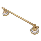 40.5cm Bathroom Towel Bar Copper Bath Towel Rack Single Towel Bar Wall Mounted Towel Holder European V1294-YM0706-3112230063512